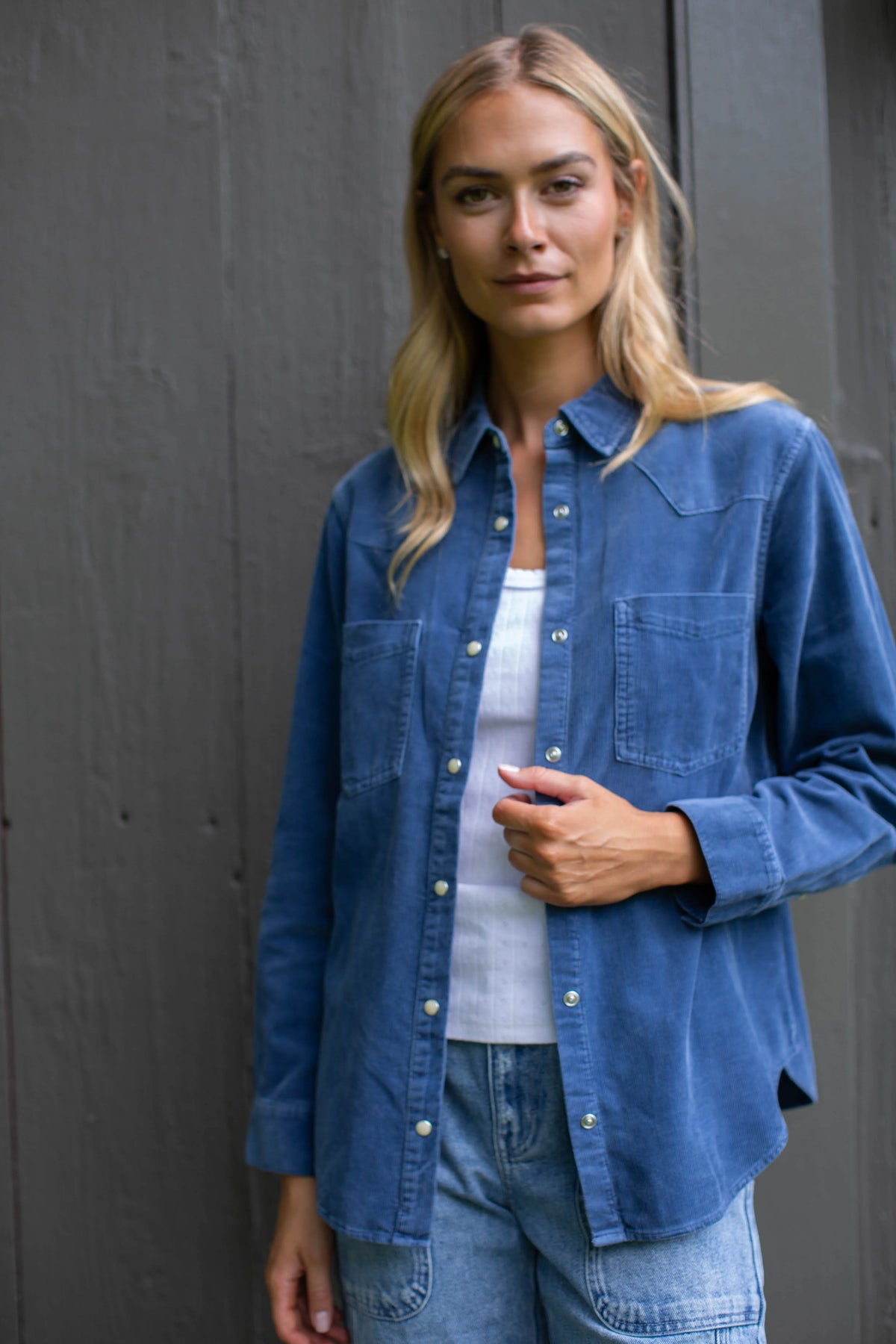 Corduroy Western Shirt